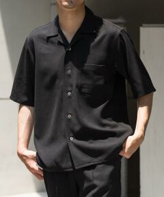 URBAN RESEARCH ROSSO / アーバンリサーチ ロッソ シャツ・ブラウス | 『WEB限定』『セットアップ対応』パナマ風オープンカラー半袖シャツ