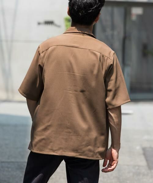 URBAN RESEARCH ROSSO / アーバンリサーチ ロッソ シャツ・ブラウス | 『WEB限定』『セットアップ対応』パナマ風オープンカラー半袖シャツ | 詳細2