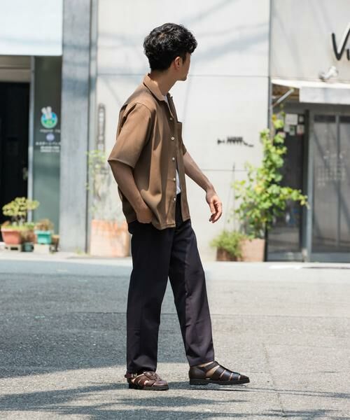 URBAN RESEARCH ROSSO / アーバンリサーチ ロッソ シャツ・ブラウス | 『WEB限定』『セットアップ対応』パナマ風オープンカラー半袖シャツ | 詳細5