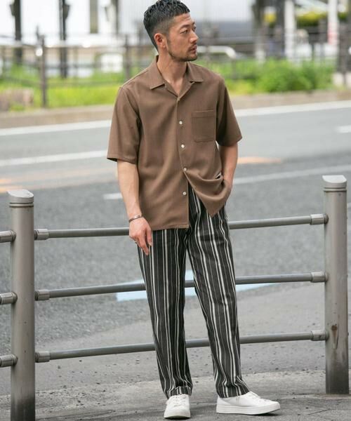 URBAN RESEARCH ROSSO / アーバンリサーチ ロッソ シャツ・ブラウス | 『WEB限定』『セットアップ対応』パナマ風オープンカラー半袖シャツ | 詳細6