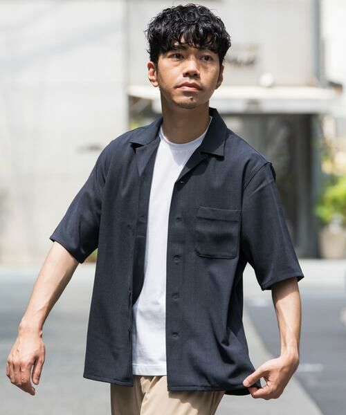 URBAN RESEARCH ROSSO / アーバンリサーチ ロッソ シャツ・ブラウス | 『WEB限定』『セットアップ対応』パナマ風オープンカラー半袖シャツ | 詳細14