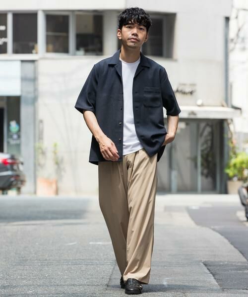 URBAN RESEARCH ROSSO / アーバンリサーチ ロッソ シャツ・ブラウス | 『WEB限定』『セットアップ対応』パナマ風オープンカラー半袖シャツ | 詳細15