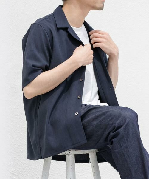 URBAN RESEARCH ROSSO / アーバンリサーチ ロッソ シャツ・ブラウス | 『WEB限定』『セットアップ対応』パナマ風オープンカラー半袖シャツ | 詳細18