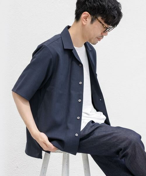 URBAN RESEARCH ROSSO / アーバンリサーチ ロッソ シャツ・ブラウス | 『WEB限定』『セットアップ対応』パナマ風オープンカラー半袖シャツ | 詳細19