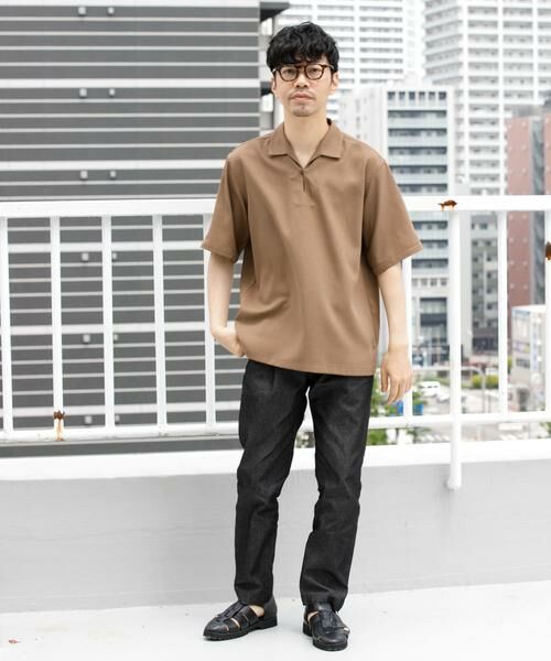 URBAN RESEARCH ROSSO / アーバンリサーチ ロッソ シャツ・ブラウス | 『WEB限定』『セットアップ対応』パナマ風スキッパーシャツ | 詳細10