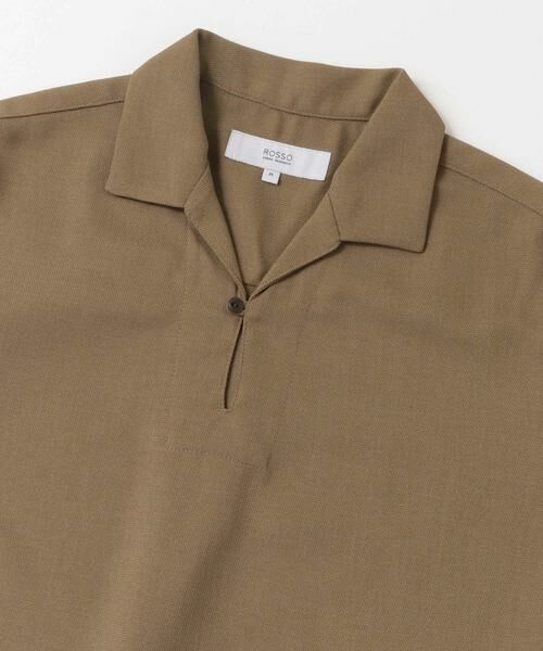 URBAN RESEARCH ROSSO / アーバンリサーチ ロッソ シャツ・ブラウス | 『WEB限定』『セットアップ対応』パナマ風スキッパーシャツ | 詳細16