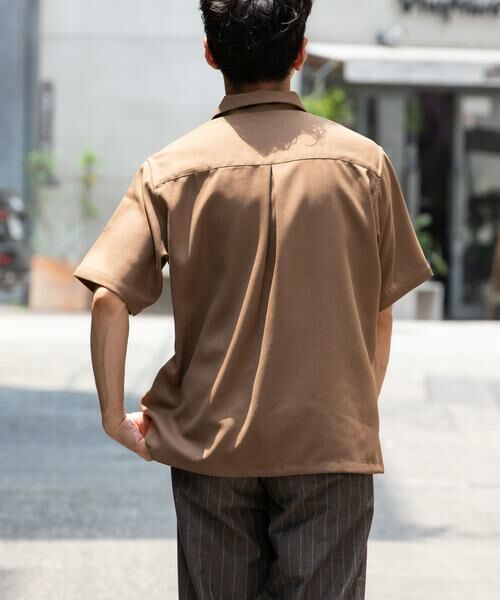 URBAN RESEARCH ROSSO / アーバンリサーチ ロッソ シャツ・ブラウス | 『WEB限定』『セットアップ対応』パナマ風スキッパーシャツ | 詳細2