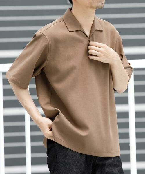 URBAN RESEARCH ROSSO / アーバンリサーチ ロッソ シャツ・ブラウス | 『WEB限定』『セットアップ対応』パナマ風スキッパーシャツ | 詳細7