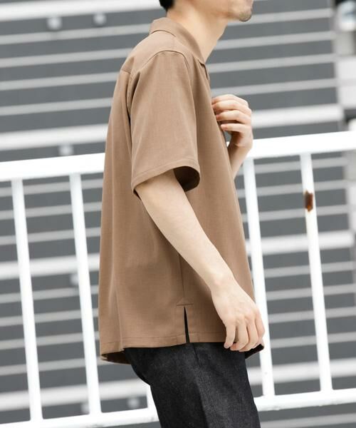 URBAN RESEARCH ROSSO / アーバンリサーチ ロッソ シャツ・ブラウス | 『WEB限定』『セットアップ対応』パナマ風スキッパーシャツ | 詳細8