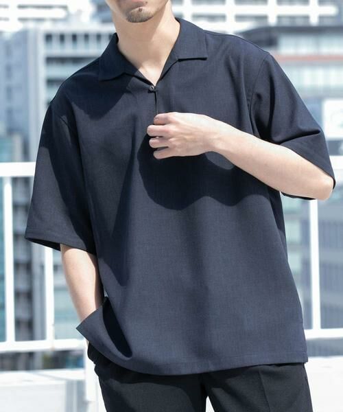 URBAN RESEARCH ROSSO / アーバンリサーチ ロッソ シャツ・ブラウス | 『WEB限定』『セットアップ対応』パナマ風スキッパーシャツ | 詳細23