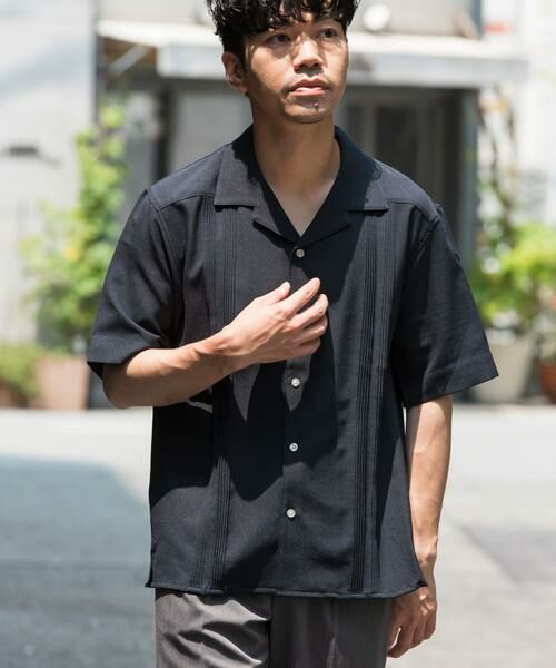 URBAN RESEARCH ROSSO/アーバンリサーチ ロッソ 『WEB限定』『XLサイズあり』ウォッシャブルドライタッチ半袖シャツ ネイビー M URBAN RESEARCH ROSSO/アーバンリサーチ ロッソ 『WEB限定』『XLサイズあり』ウォッシャブルドライタッチ半袖シャツ ネイビー M