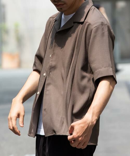 URBAN RESEARCH ROSSO/アーバンリサーチ ロッソ 『WEB限定』『XLサイズあり』ウォッシャブルドライタッチ半袖シャツ グレー M URBAN RESEARCH ROSSO/アーバンリサーチ ロッソ 『WEB限定』『XLサイズあり』ウォッシャブルドライタッチ半袖シャツ グレー M