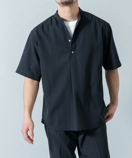 URBAN RESEARCH ROSSO / アーバンリサーチ ロッソ シャツ・ブラウス | 『WEB限定』『セットアップ対応/XLサイズあり』リネンライクバンドカラープルオーバー | 詳細11