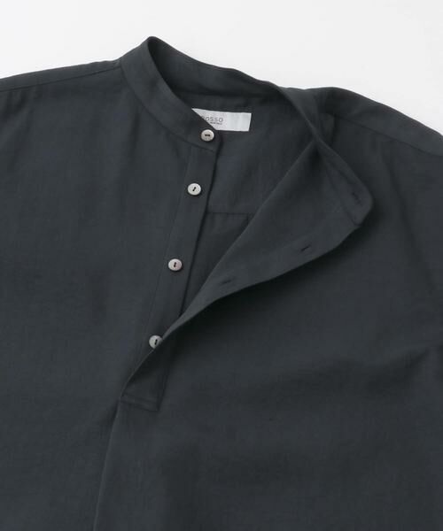 URBAN RESEARCH ROSSO / アーバンリサーチ ロッソ シャツ・ブラウス | 『WEB限定』『セットアップ対応/XLサイズあり』リネンライクバンドカラープルオーバー | 詳細20