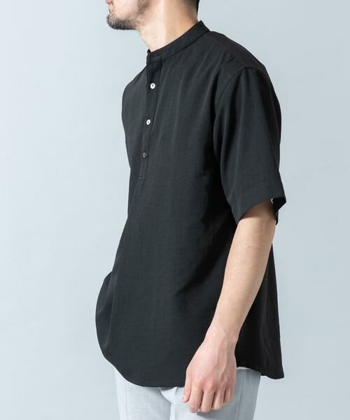 URBAN RESEARCH ROSSO / アーバンリサーチ ロッソ シャツ・ブラウス | 『WEB限定』『セットアップ対応/XLサイズあり』リネンライクバンドカラープルオーバー | 詳細26