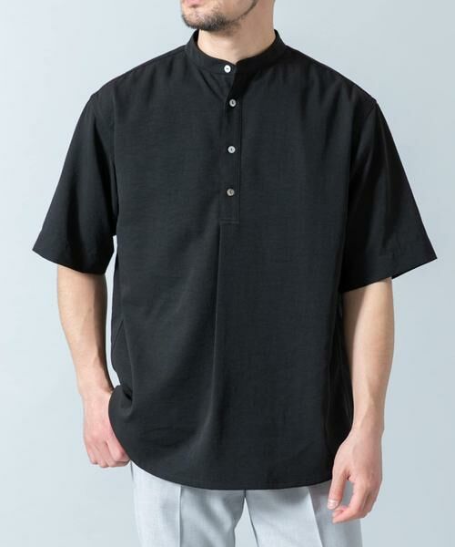 URBAN RESEARCH ROSSO / アーバンリサーチ ロッソ シャツ・ブラウス | 『WEB限定』『セットアップ対応/XLサイズあり』リネンライクバンドカラープルオーバー | 詳細29