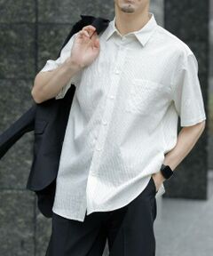 URBAN RESEARCH ROSSO / アーバンリサーチ ロッソ シャツ・ブラウス | 『WEB限定』『XLサイズあり』ストライプレギュラーカラー半袖シャツ