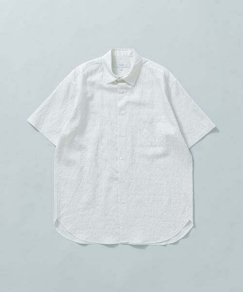 URBAN RESEARCH ROSSO / アーバンリサーチ ロッソ シャツ・ブラウス | 『WEB限定』『XLサイズあり』ストライプレギュラーカラー半袖シャツ | 詳細15