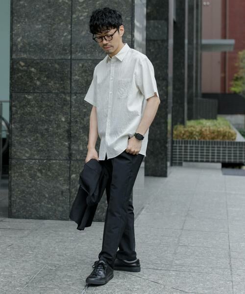 URBAN RESEARCH ROSSO / アーバンリサーチ ロッソ シャツ・ブラウス | 『WEB限定』『XLサイズあり』ストライプレギュラーカラー半袖シャツ | 詳細6