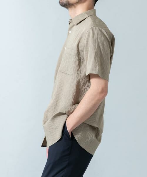 URBAN RESEARCH ROSSO / アーバンリサーチ ロッソ シャツ・ブラウス | 『WEB限定』『XLサイズあり』ストライプレギュラーカラー半袖シャツ | 詳細27