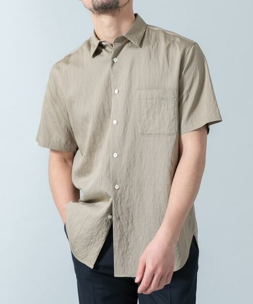 URBAN RESEARCH ROSSO / アーバンリサーチ ロッソ シャツ・ブラウス | 『WEB限定』『XLサイズあり』ストライプレギュラーカラー半袖シャツ | 詳細29