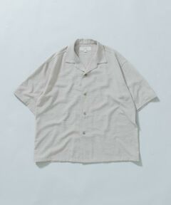 URBAN RESEARCH ROSSO / アーバンリサーチ ロッソ シャツ・ブラウス | 『WEB限定』『セットアップ対応/XLサイズあり』リネンライクオープンカラー半袖オーバーシャツ