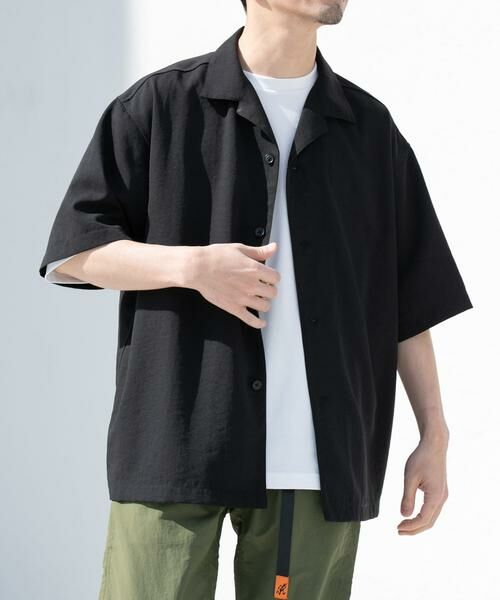 URBAN RESEARCH ROSSO / アーバンリサーチ ロッソ シャツ・ブラウス | 『WEB限定』『セットアップ対応/XLサイズあり』リネンライクオープンカラー半袖オーバーシャツ | 詳細15