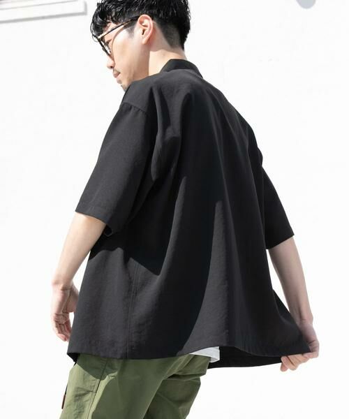 URBAN RESEARCH ROSSO / アーバンリサーチ ロッソ シャツ・ブラウス | 『WEB限定』『セットアップ対応/XLサイズあり』リネンライクオープンカラー半袖オーバーシャツ | 詳細16