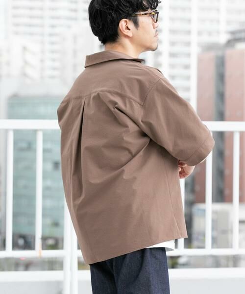 URBAN RESEARCH ROSSO / アーバンリサーチ ロッソ シャツ・ブラウス | 『WEB限定』『セットアップ対応/XLサイズあり』シアサッカースキッパー半袖シャツ | 詳細3