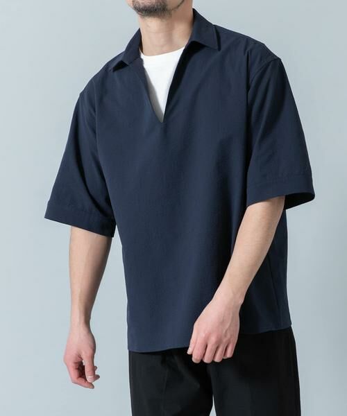 URBAN RESEARCH ROSSO / アーバンリサーチ ロッソ シャツ・ブラウス | 『WEB限定』『セットアップ対応/XLサイズあり』シアサッカースキッパー半袖シャツ | 詳細24