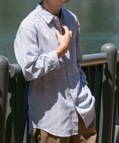 URBAN RESEARCH ROSSO / アーバンリサーチ ロッソ シャツ・ブラウス | 『XLサイズあり』リラックスコットンリネン7分袖シャツ