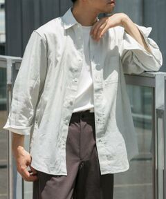 URBAN RESEARCH ROSSO / アーバンリサーチ ロッソ シャツ・ブラウス | 『XLサイズあり』リラックスコットンリネン7分袖シャツ