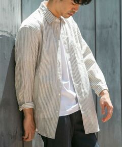 URBAN RESEARCH ROSSO / アーバンリサーチ ロッソ シャツ・ブラウス | 『XLサイズあり』リラックスコットンリネン7分袖シャツ