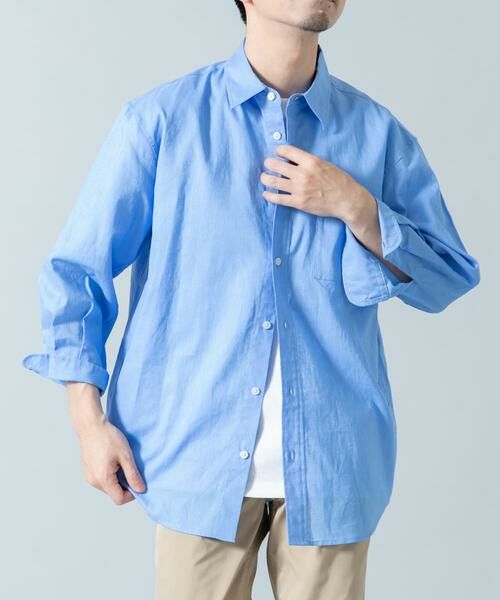 URBAN RESEARCH ROSSO / アーバンリサーチ ロッソ シャツ・ブラウス | 『XLサイズあり』リラックスコットンリネン7分袖シャツ | 詳細12