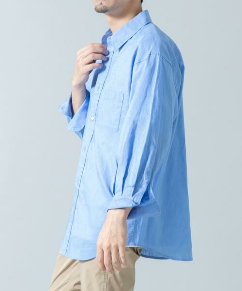 URBAN RESEARCH ROSSO / アーバンリサーチ ロッソ シャツ・ブラウス | 『XLサイズあり』リラックスコットンリネン7分袖シャツ | 詳細14