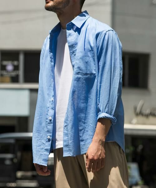 URBAN RESEARCH ROSSO / アーバンリサーチ ロッソ シャツ・ブラウス | 『XLサイズあり』リラックスコットンリネン7分袖シャツ | 詳細3