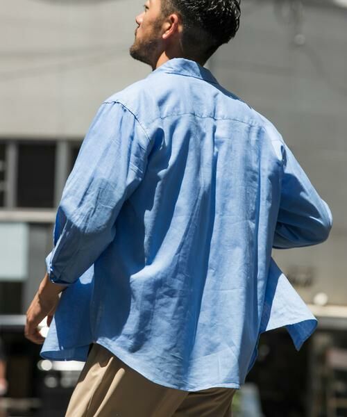 URBAN RESEARCH ROSSO / アーバンリサーチ ロッソ シャツ・ブラウス | 『XLサイズあり』リラックスコットンリネン7分袖シャツ | 詳細4