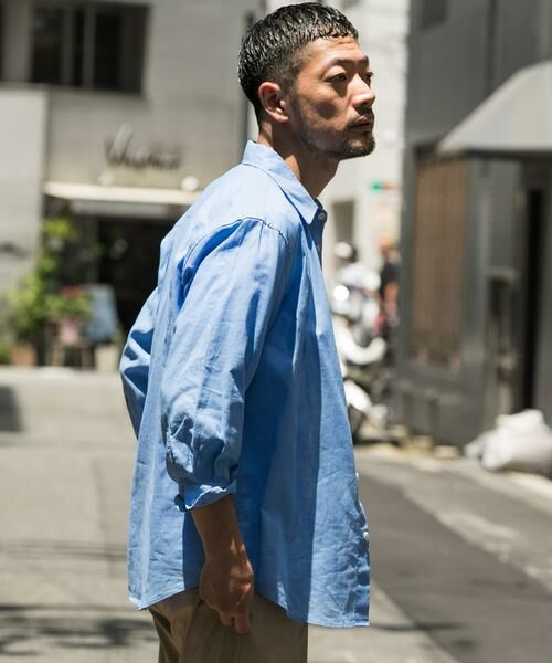 URBAN RESEARCH ROSSO / アーバンリサーチ ロッソ シャツ・ブラウス | 『XLサイズあり』リラックスコットンリネン7分袖シャツ | 詳細6