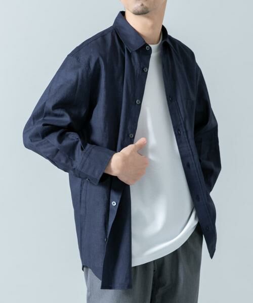 URBAN RESEARCH ROSSO / アーバンリサーチ ロッソ シャツ・ブラウス | 『XLサイズあり』リラックスコットンリネン7分袖シャツ | 詳細23