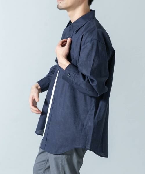 URBAN RESEARCH ROSSO / アーバンリサーチ ロッソ シャツ・ブラウス | 『XLサイズあり』リラックスコットンリネン7分袖シャツ | 詳細24