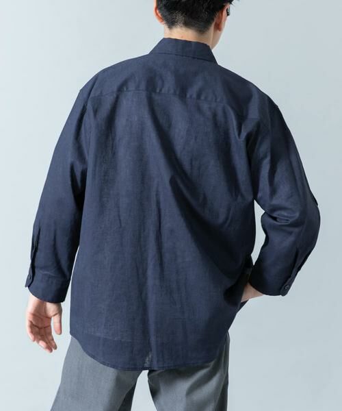 URBAN RESEARCH ROSSO / アーバンリサーチ ロッソ シャツ・ブラウス | 『XLサイズあり』リラックスコットンリネン7分袖シャツ | 詳細25