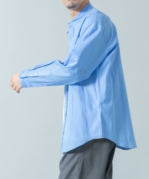 URBAN RESEARCH ROSSO / アーバンリサーチ ロッソ シャツ・ブラウス | 『WEB限定』『XLサイズあり』リラックスコットンリネンレギュラーカラー長袖シャツ | 詳細3