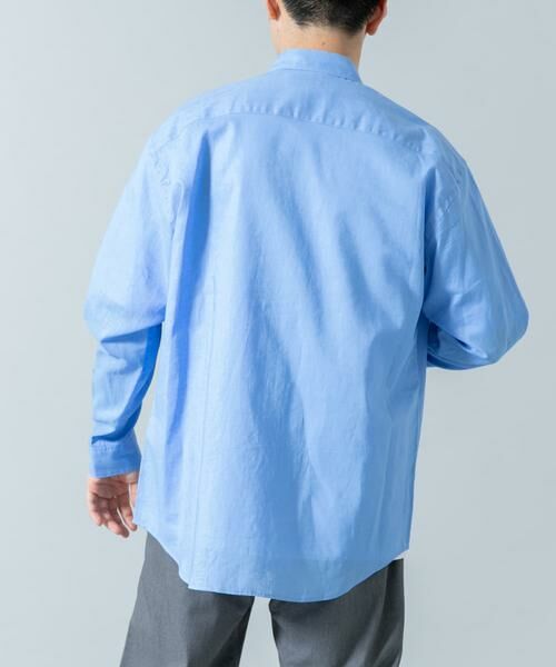 URBAN RESEARCH ROSSO / アーバンリサーチ ロッソ シャツ・ブラウス | 『WEB限定』『XLサイズあり』リラックスコットンリネンレギュラーカラー長袖シャツ | 詳細4