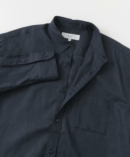URBAN RESEARCH ROSSO / アーバンリサーチ ロッソ シャツ・ブラウス | 『WEB限定』『XLサイズあり』リラックスコットンリネンレギュラーカラー長袖シャツ | 詳細20