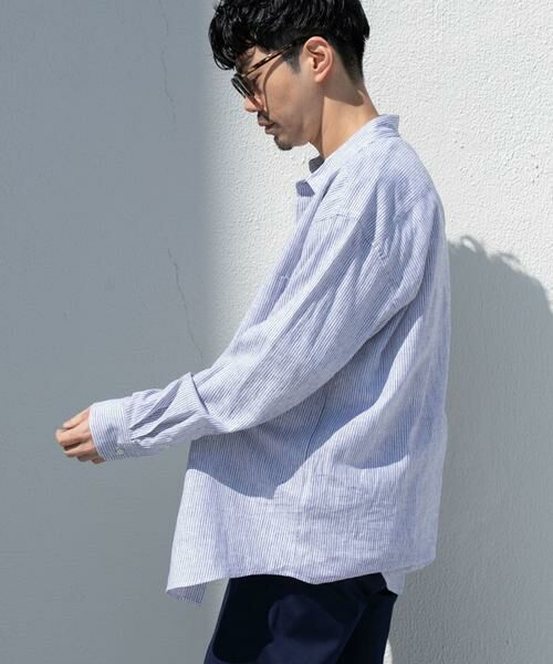 URBAN RESEARCH ROSSO / アーバンリサーチ ロッソ シャツ・ブラウス | 『WEB限定』『XLサイズあり』リラックスコットンリネンレギュラーカラー長袖シャツ | 詳細29