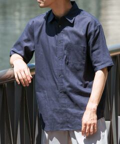 URBAN RESEARCH ROSSO / アーバンリサーチ ロッソ シャツ・ブラウス | 『XLサイズあり』リラックスコットンリネンレギュラーカラー半袖シャツ