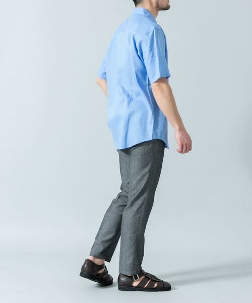 URBAN RESEARCH ROSSO / アーバンリサーチ ロッソ シャツ・ブラウス | 『XLサイズあり』リラックスコットンリネンレギュラーカラー半袖シャツ | 詳細12