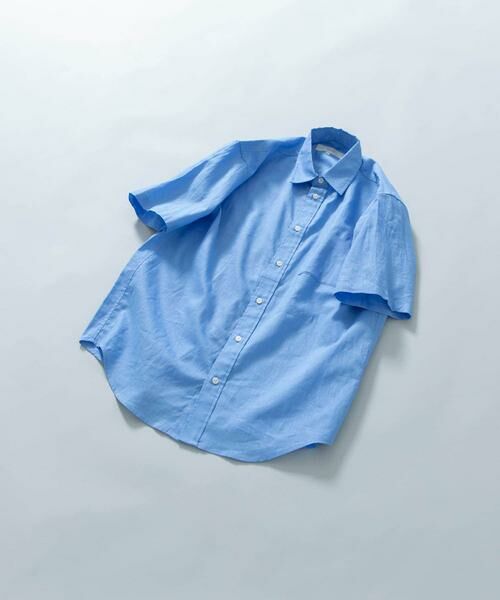 URBAN RESEARCH ROSSO / アーバンリサーチ ロッソ シャツ・ブラウス | 『XLサイズあり』リラックスコットンリネンレギュラーカラー半袖シャツ | 詳細14