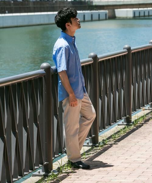 URBAN RESEARCH ROSSO / アーバンリサーチ ロッソ シャツ・ブラウス | 『XLサイズあり』リラックスコットンリネンレギュラーカラー半袖シャツ | 詳細6