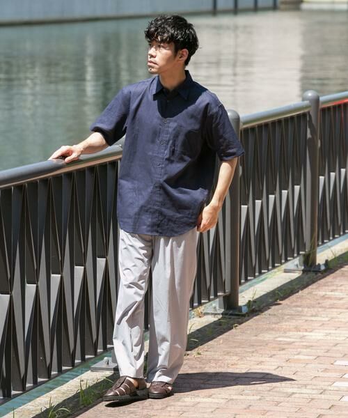 URBAN RESEARCH ROSSO / アーバンリサーチ ロッソ シャツ・ブラウス | 『XLサイズあり』リラックスコットンリネンレギュラーカラー半袖シャツ | 詳細27